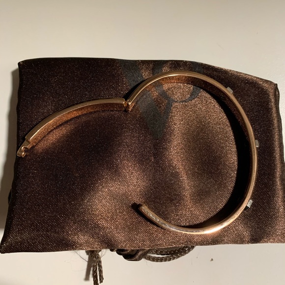 TOV ESSENTIALS Rose Gold Rivets Bangle Bracelet - Picture 5 of 7